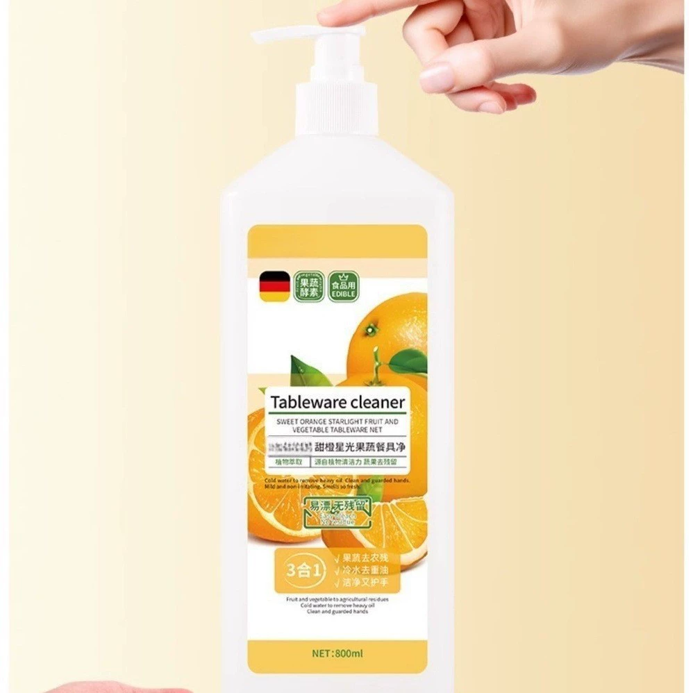 Средство для чистки фруктов и овощей, пищевой стандарт, чистящий порошок, бутылка для молока, чистка яичной скорлупы, овощи и фрукты, жидкость для мытья посуды со сладким апельсином
