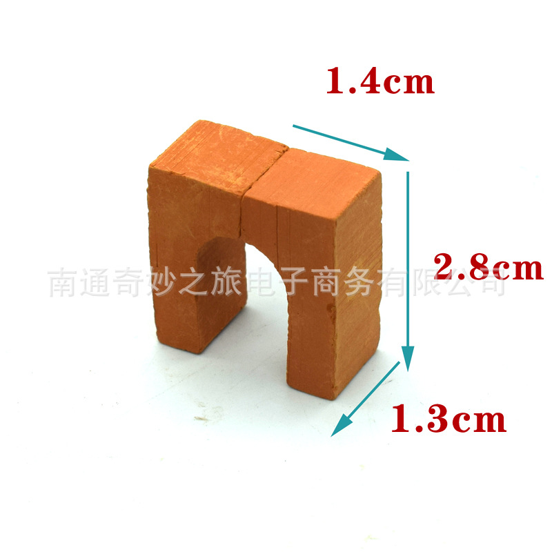 Pequeños albañiles modelo de construcción de ladrillos azulejos de los niños hechos a mano DIY casa Villa simulación mini ladrillo