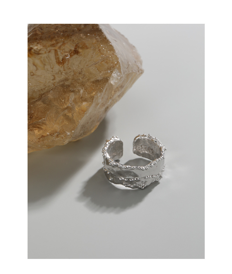 Fashion Geometric Sterling Silver Plating Open Ring