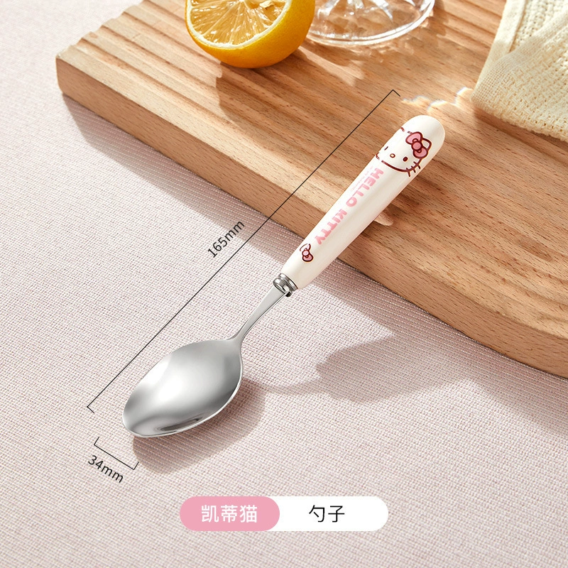 Sanrio, hello kitty, ceramic tableware, set