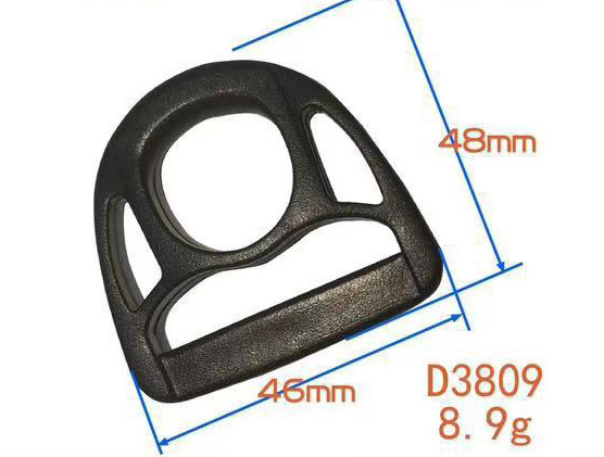 Venta directa de fábrica de hebillas de plástico en forma de D, hebillas de cinco puntas, hebillas triangulares, hebillas de media luna, hebillas de ajuste y hebillas en forma de D. image 41