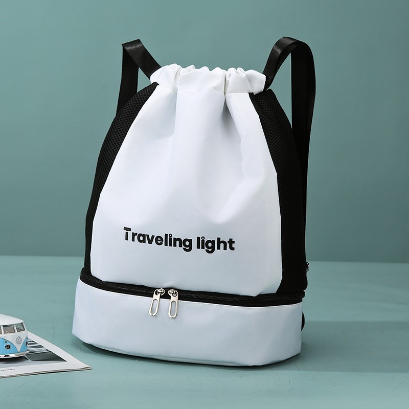 Wet and Dry Separation Large-Capacity Fitness Bag New Style with Sports Swimming Yoga Bag Shoulder Outdoor Lightweight Backpack