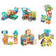 Philharmonic Magnetic Pieces Varied DIY Children's Educational Assembled Building Blocks Set Permanent Magnetic Magnet Toy with Storage Bucket