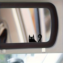 2件对装偷窥小猫贴纸跨境爆款汽车贴纸偷看猫咪搞笑卡通贴纸
