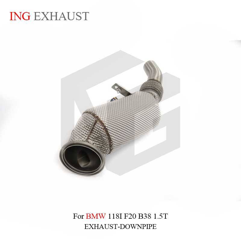 Suitable for BMW 118i F20 B38 1.5T stainless steel exhaust system downpipe, with heat shield