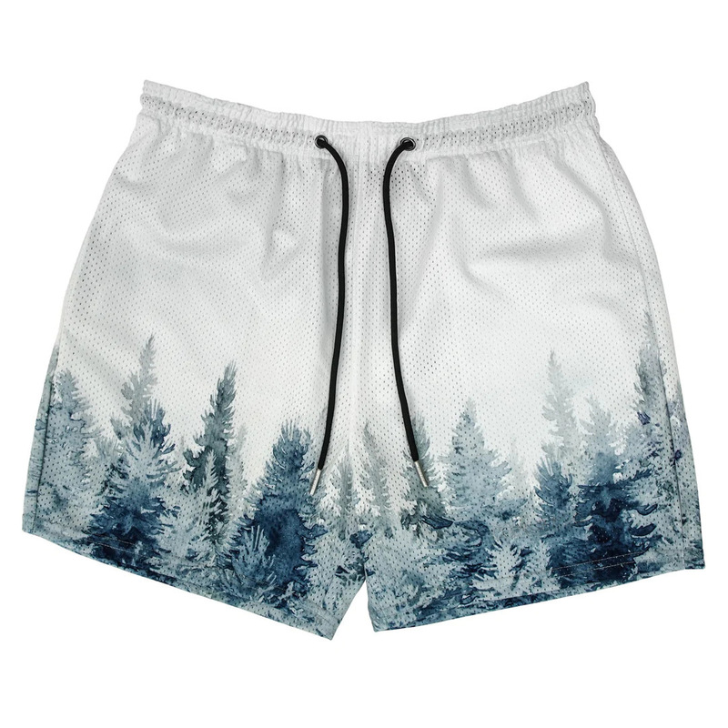 American Style Casual Shorts Men's Thin Loose Outer Wear Quick-drying Beach Knee-free Summer Men's Basketball Sports Quad Pants