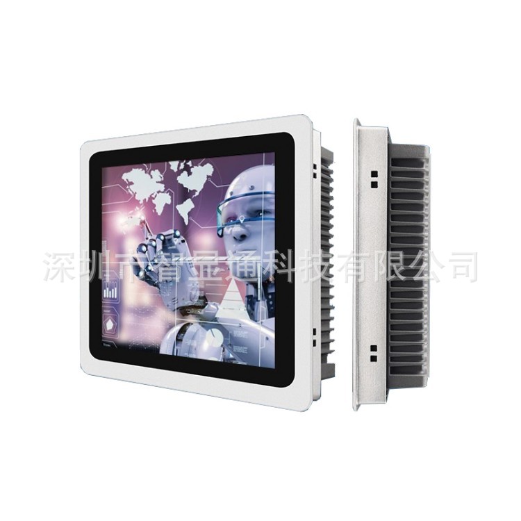 13.3寸嵌入式工控显示器电阻电容平板电脑工厂壁挂工业一体机