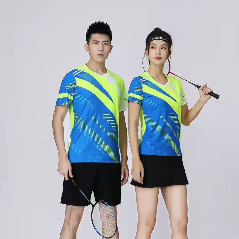 极速批发短袖运动服速干比赛球衣乒乓球服夏季羽毛球服套装男女士