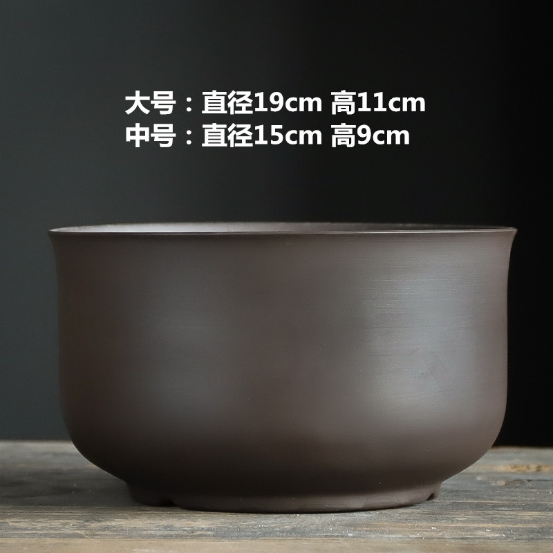 蓮鉢 蓮セラミック紫砂大型水耕銅貨植木鉢非多孔質水栽培睡蓮ボウル蓮鉢|undefined