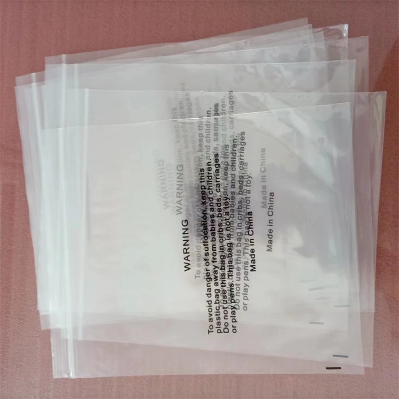 现货供应红边PE骨袋 印刷黑色单面自封袋红色骨袋 加厚封口袋