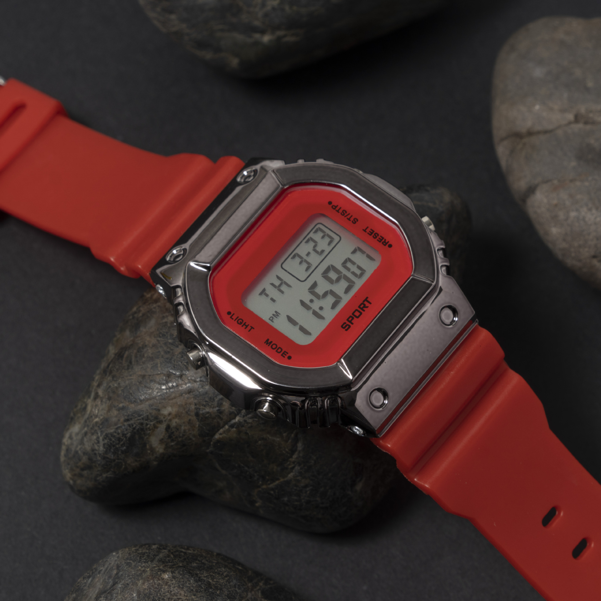 Multifunctional Led Childrens Watch Dual Display Unicorn Style_voghion.com