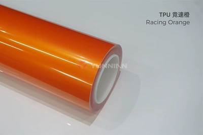 Auto Color Change Film, TPU car color change film - tpu-ultra-bright-metallic-racing-orange-15215m