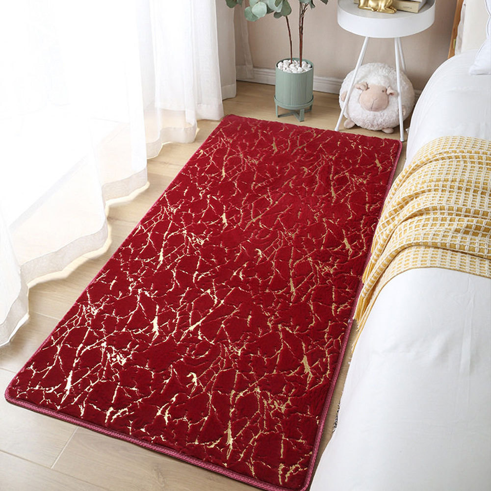 Burgundy - Bronzing Rabbit Fur