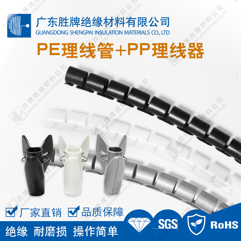 理线管 开口式包线管 电脑线束收纳理线器 宠物防咬缠绕管绕线管