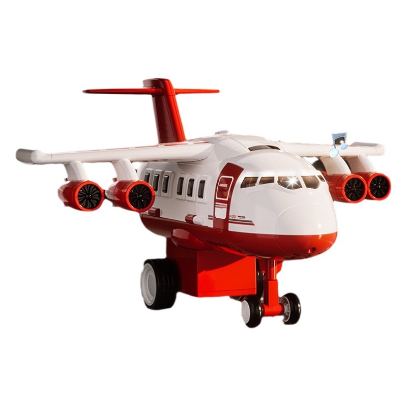 Transfronterizo popular para niños aviones de juguete niño coche de ferrocarril educativo coche de juguete de aleación de ingeniería de fuego grande