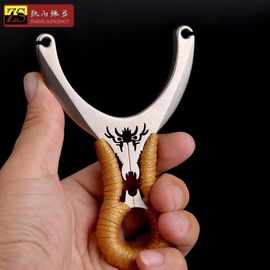 单卡弹弓线切割金刚狼打鱼弹弓户外射鱼弹弓304不锈钢线切割弹弓