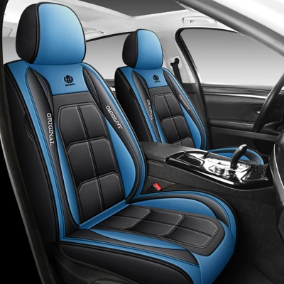 multi-color, universal for all seasons, wholesale — Seat cushion, seat cover - front-row-double-seatblue