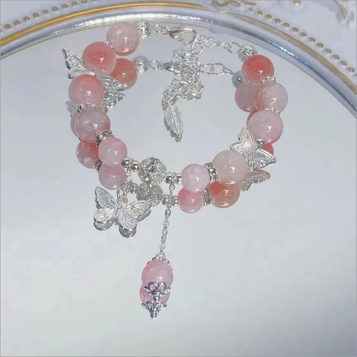 现货批发小说同款串珠流苏手链女小众设计高颜值个性不撞款百搭闺|undefined