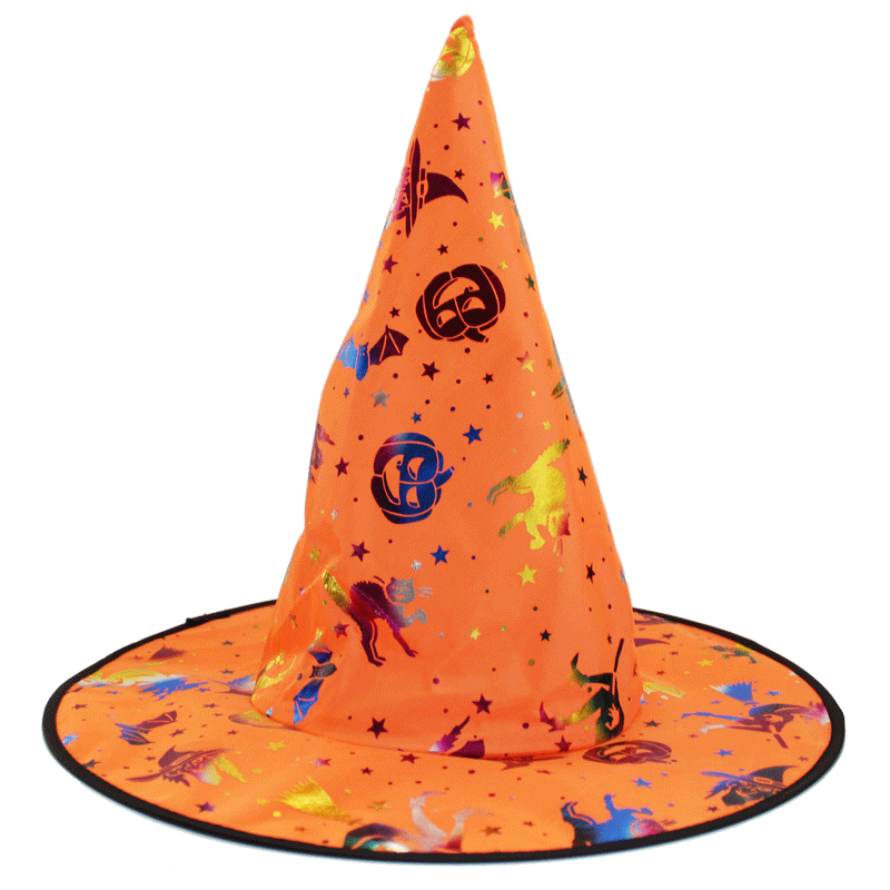 Золотая шляпа из оранжевого цвета