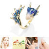 Enamel, adjustable ring, trend accessory suitable for men and women, European style, wholesale