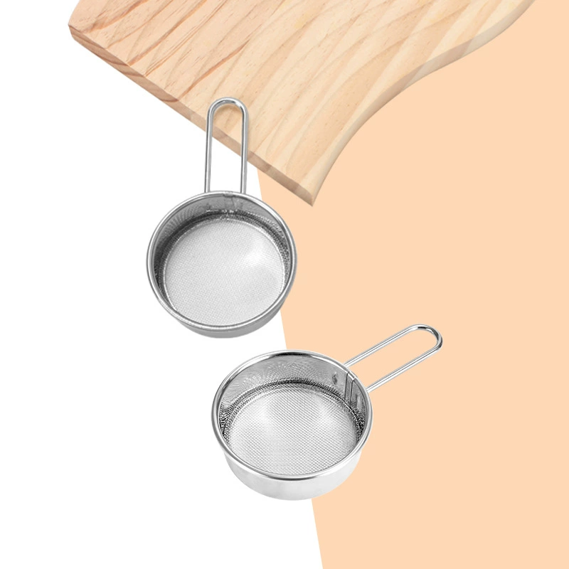 40 сетка 304 сетка фильтра из нержавеющей стали ручное сито для сахарной пудры разбрасыватель какао-порошка сито для муки