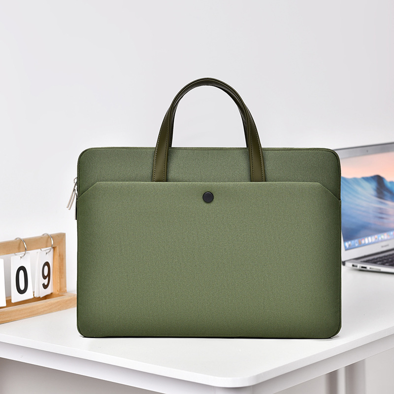 Thin and Lightweight Laptop Bag for Women 14inch 15inch Suitable for Apple and Huawei Notebooks, Shoulder Bag for Men with Logo Printing
