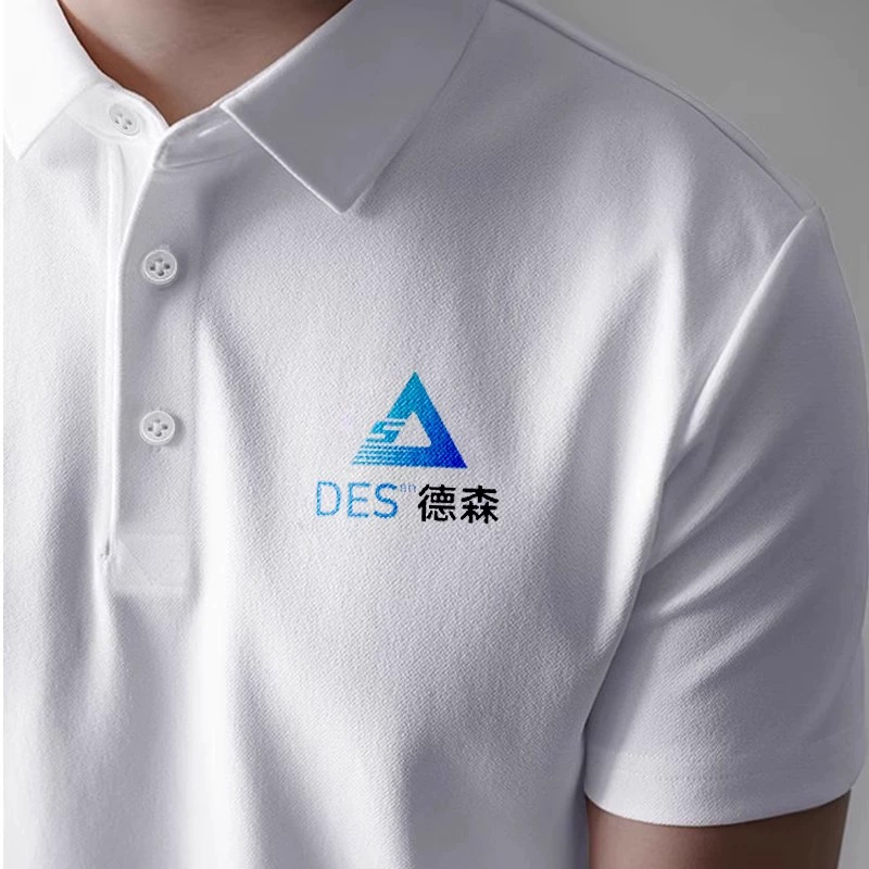 Высококачественная рубашка-поло Salona с индивидуальным логотипом, рабочая одежда, культурная рубашка с лацканами, короткий рукав, рабочая одежда с вышитым логотипом