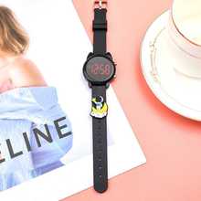 外贸猫耳款公仔表卡通学生可爱运动韩版夜光按键LED电子手表女
