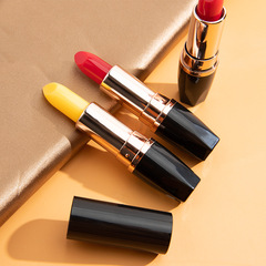 YANQINA胡蘿蔔素唇膏 滋潤啞光變色唇膏不沾杯不掉色溫變口紅批發