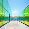Bonham Colorful Glass Art Laminated colour monolithic Produce customized machining dichroic glass