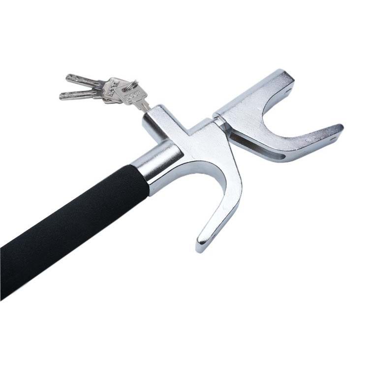 Car steering wheel lock broken window hammer anti-theft lock car car lock safety self-defense telescopic car handle lock multi-function