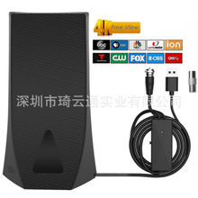 亚马逊跨境热销ATSC/DVB-T2/39DBI室内外高清数字电视天线接收器