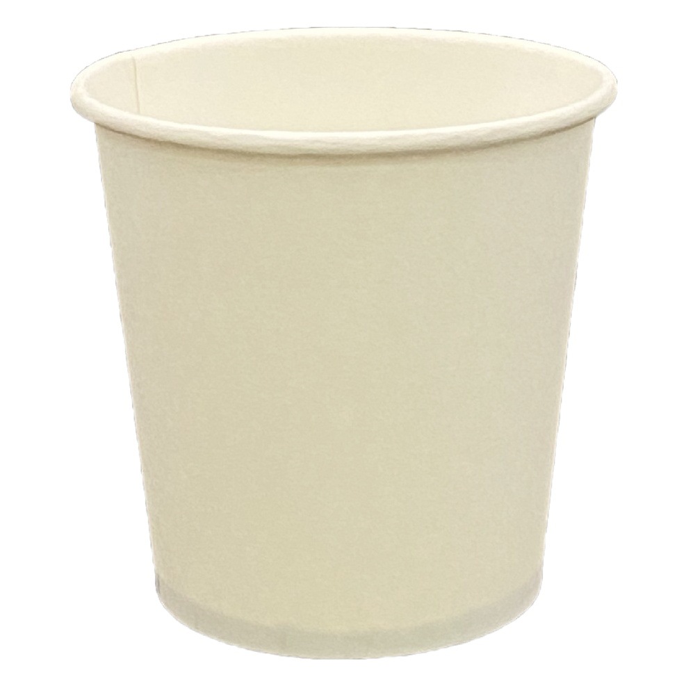 Taza de papel pequeña desechable pequeña taza de café 4oz100ml taza corrugada taza de papel de doble capa taza de bebida engrosada venta directa de fábrica