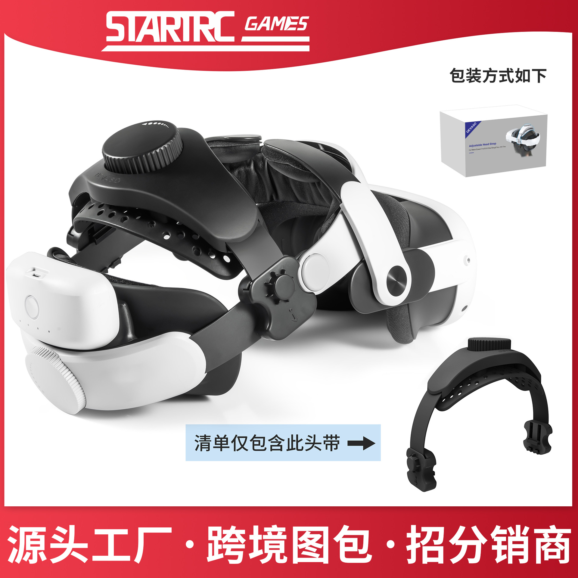 Spot Meta Quest 3 S Cross-border Quest 3/2 Gafas M3 Elite Cabetera BoboVR S3 pro