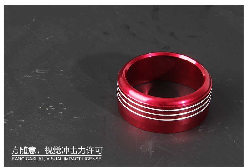 Suitable for Subaru 13-18 Forest leopard XV air conditioning knob decorative ring button switch interior modification