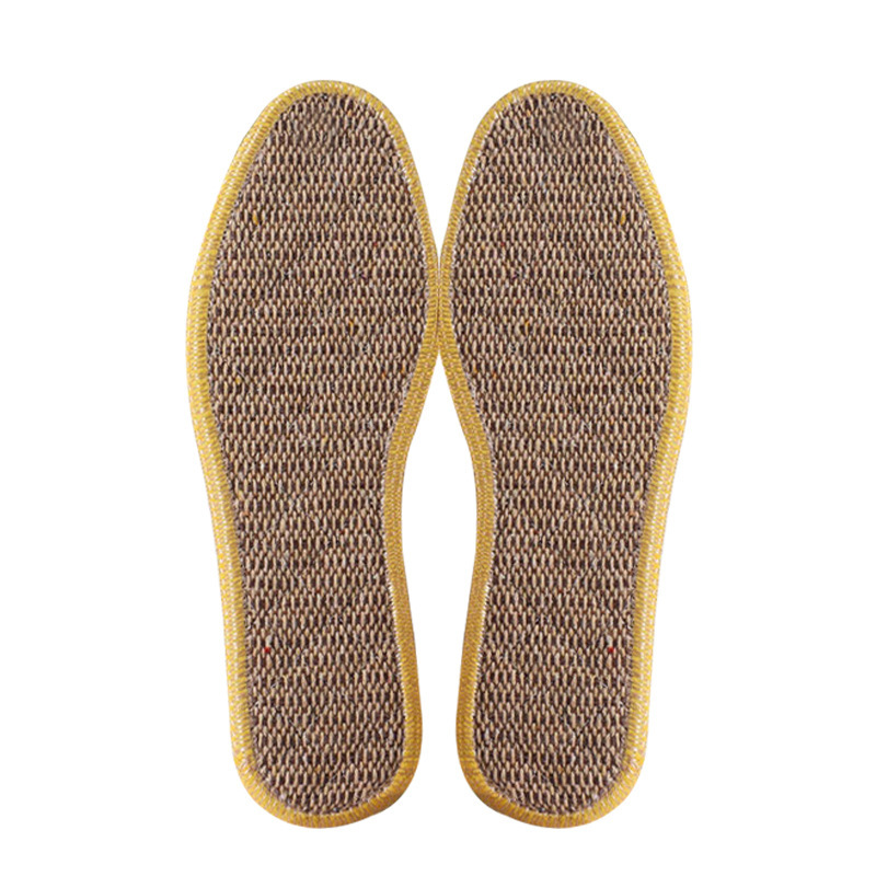 Plantilla al por mayor de los hombres y las mujeres mismo sudor absorbente transpirable plantilla deportiva Plantilla de adulto cómoda primavera y verano de algodón y lino plantilla