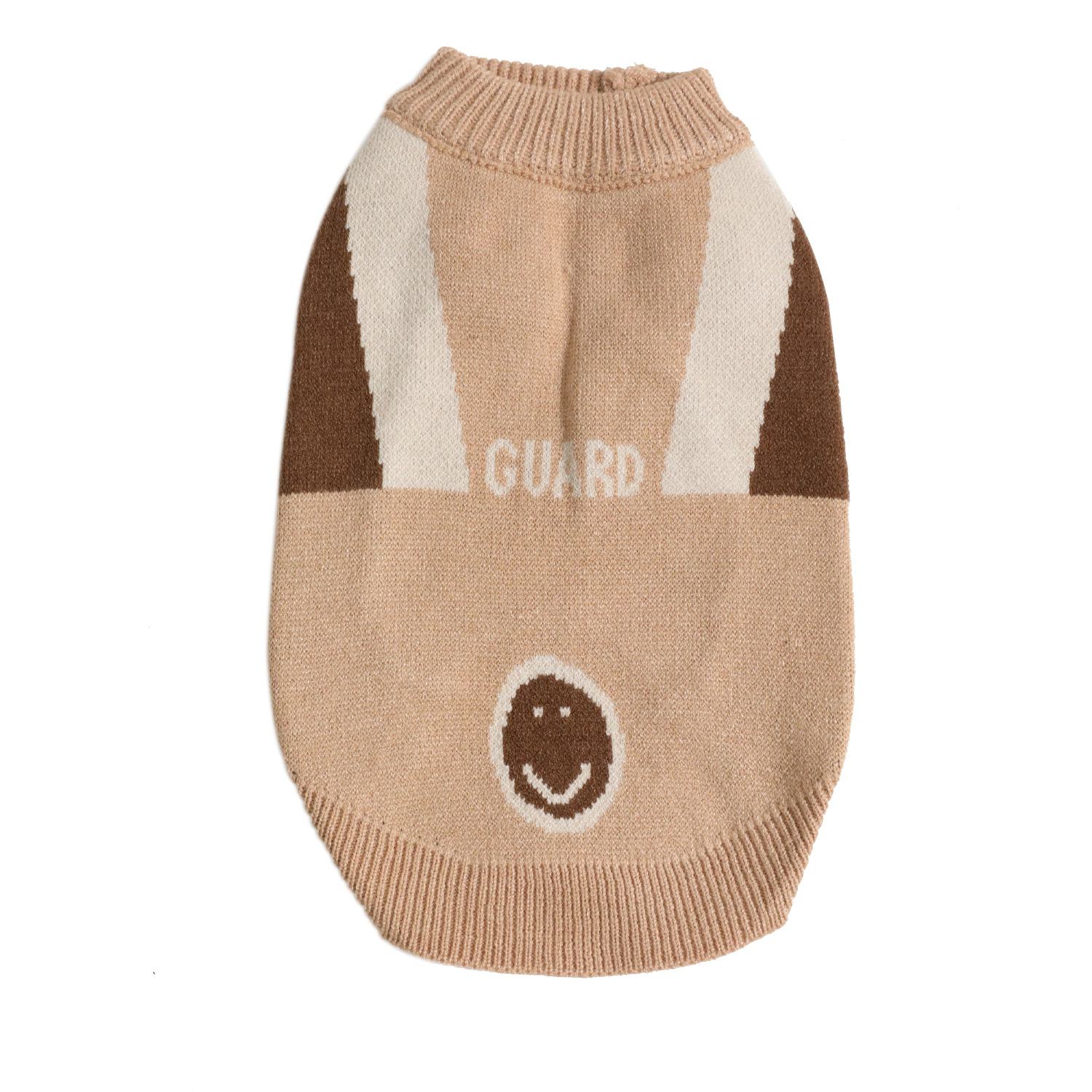 Z mascotas ropa cálida de invierno caricatura cara sonriente jersey perro gato adorable ropa de dos patas en stock al por mayor