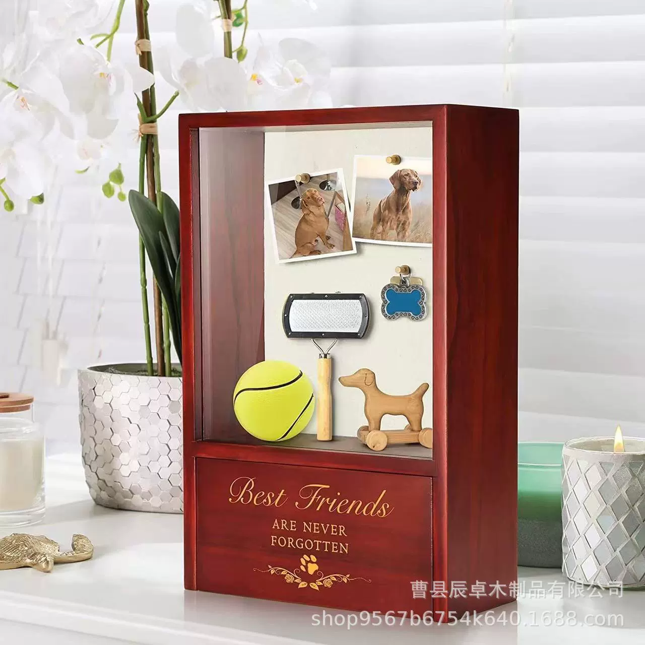 Трансграничный деревянный пепел для домашних животных можно повесить на стену