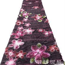 ŷ����Ʒ���̻�����廨����Ƭ��ɴ�������ȹ����3d lace fabric