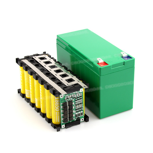 18650 battery box 12V7ah lithium battery box 3S40A protection plate with balanced split port UPS inverter