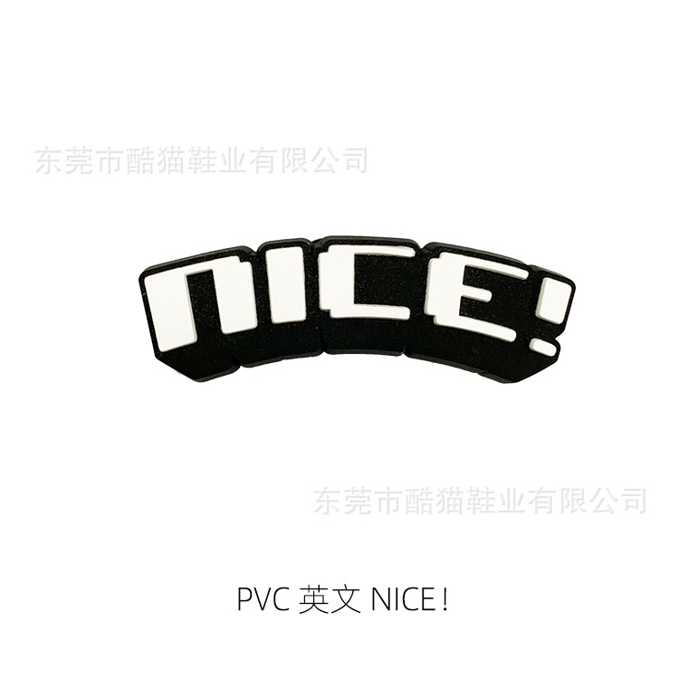 Nuevo agujero zapatos decorativos hebilla accesorios agujero zapatos flor zapato hebilla PVC dibujos animados jardín zapatos superior accesorios inglés