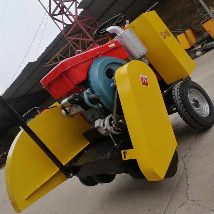 供应手推式柴油切割机自产自销电启动柴油切割机 切割机图马路切