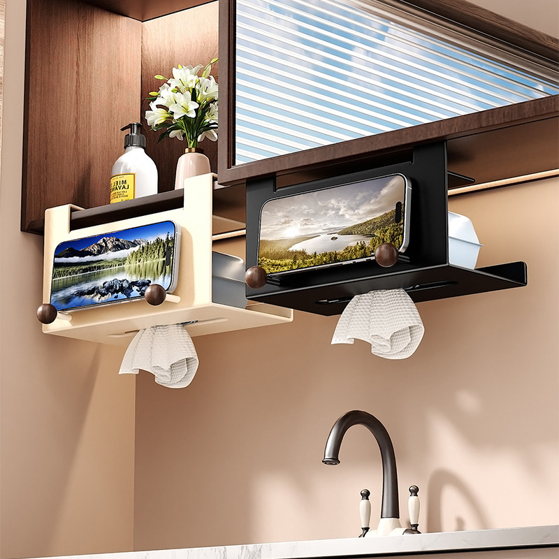 Bathroom mirror cabinet tissue holder bathroom face towel storage…
