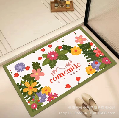 Avtomobil döşəmə paspasları — Mat Kitchen Toilet Entrance Carpet - gzz-7-50x-80cm
