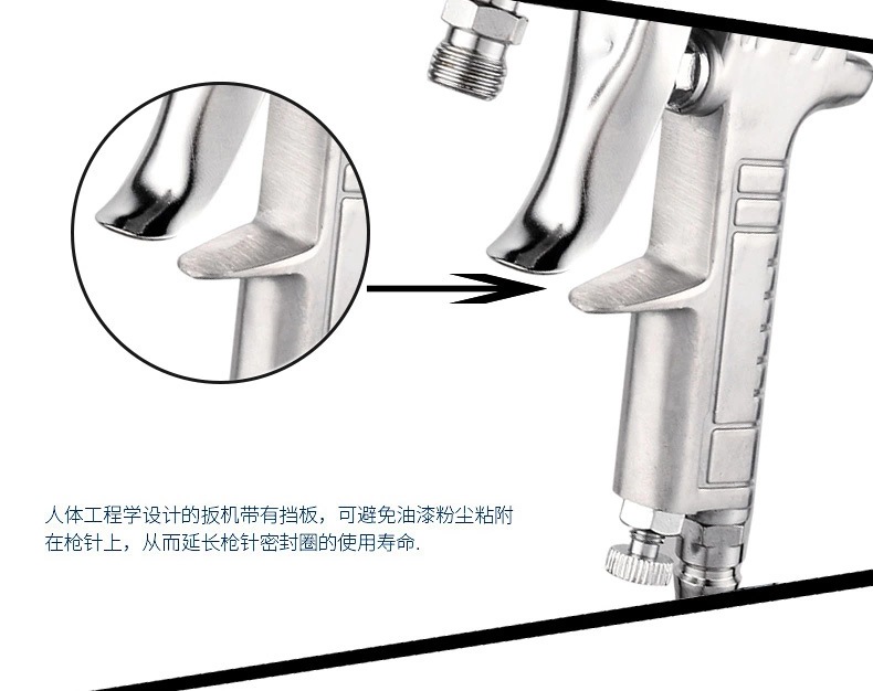 W71 Spray Gun Spray Car Paint Pot Pneumatic Household Oil Paint Latex Paint High Atomization Spray Gun Wholesale