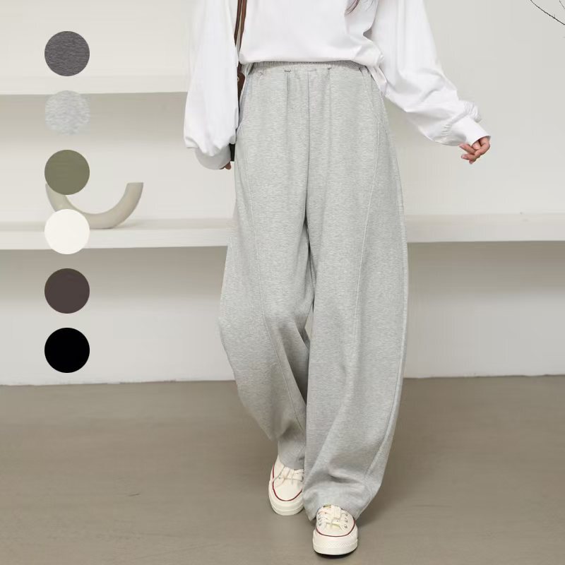 Japan Rakuten Casual Pants for Women, Popular Scimitar Pants, High-Waisted, Drapey, Loose-Fitting Sports Pants for Women, 2026 Spring New Arrivals