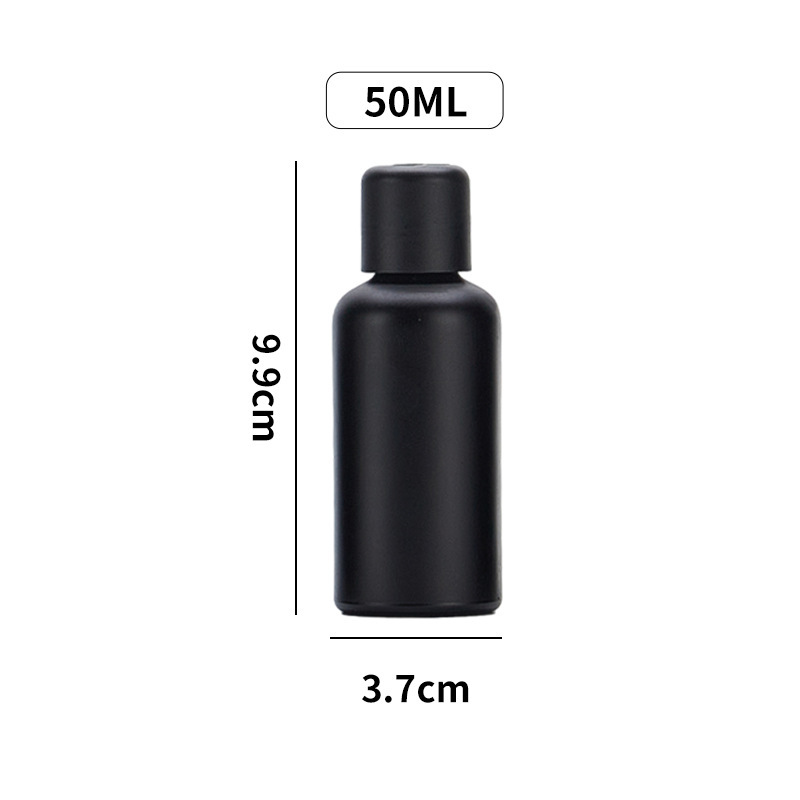 スポット30mlエッセンシャルオイルボトル黒色ガラス防犯圧旋キャップ化粧品サンプル分注ガラス瓶原液ボトル|undefined