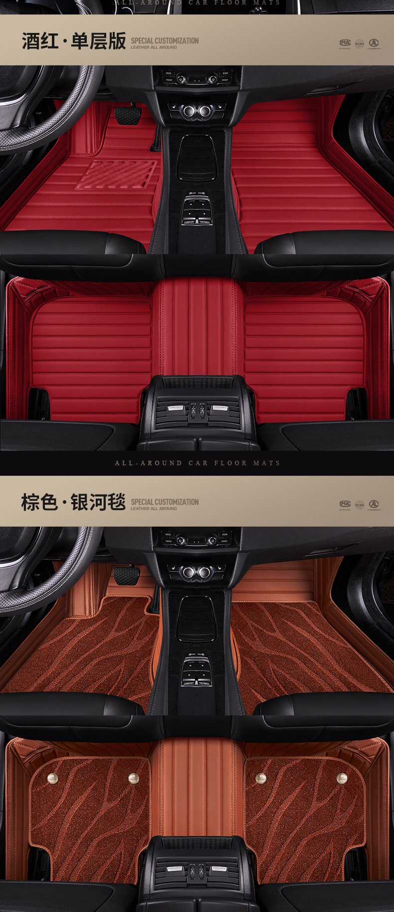 Honda xrv foot pad fully surrounds the main driver's whole car wire ring 2023 Dongfeng XRV Xuanwei special car foot pad
