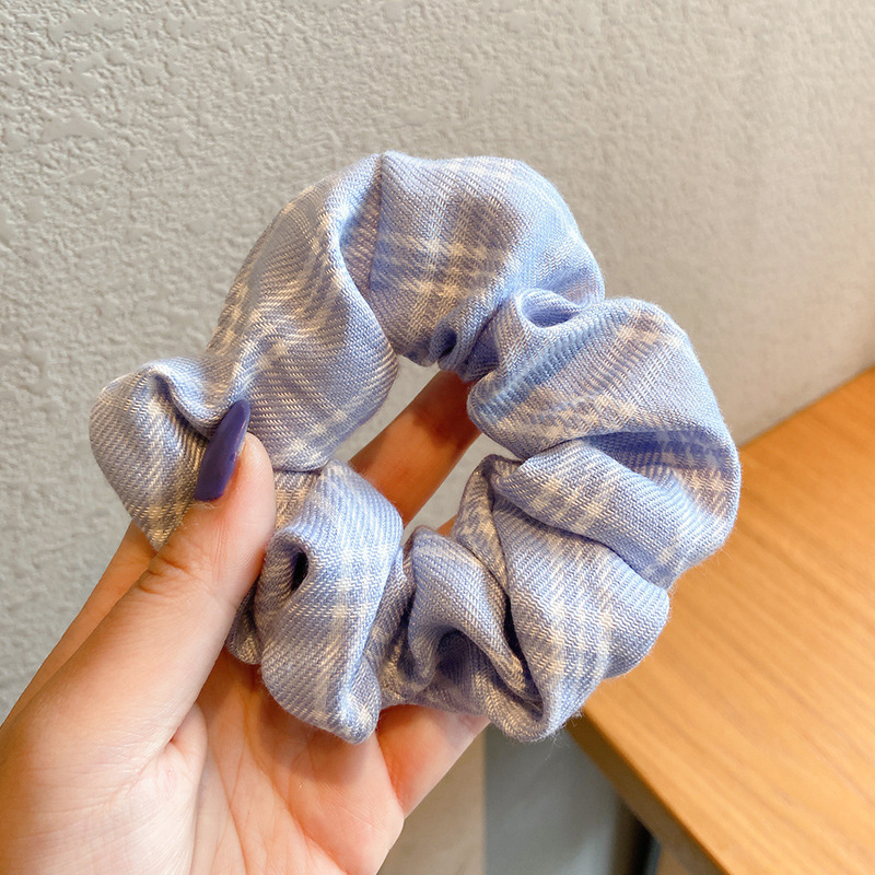 Temperamento floral intestino grueso anillo para el cabello bola femenina cabeza cuerda dulce cola de caballo cuerda para el cabello banda de goma de alta calidad accesorios para el cabello al por mayor