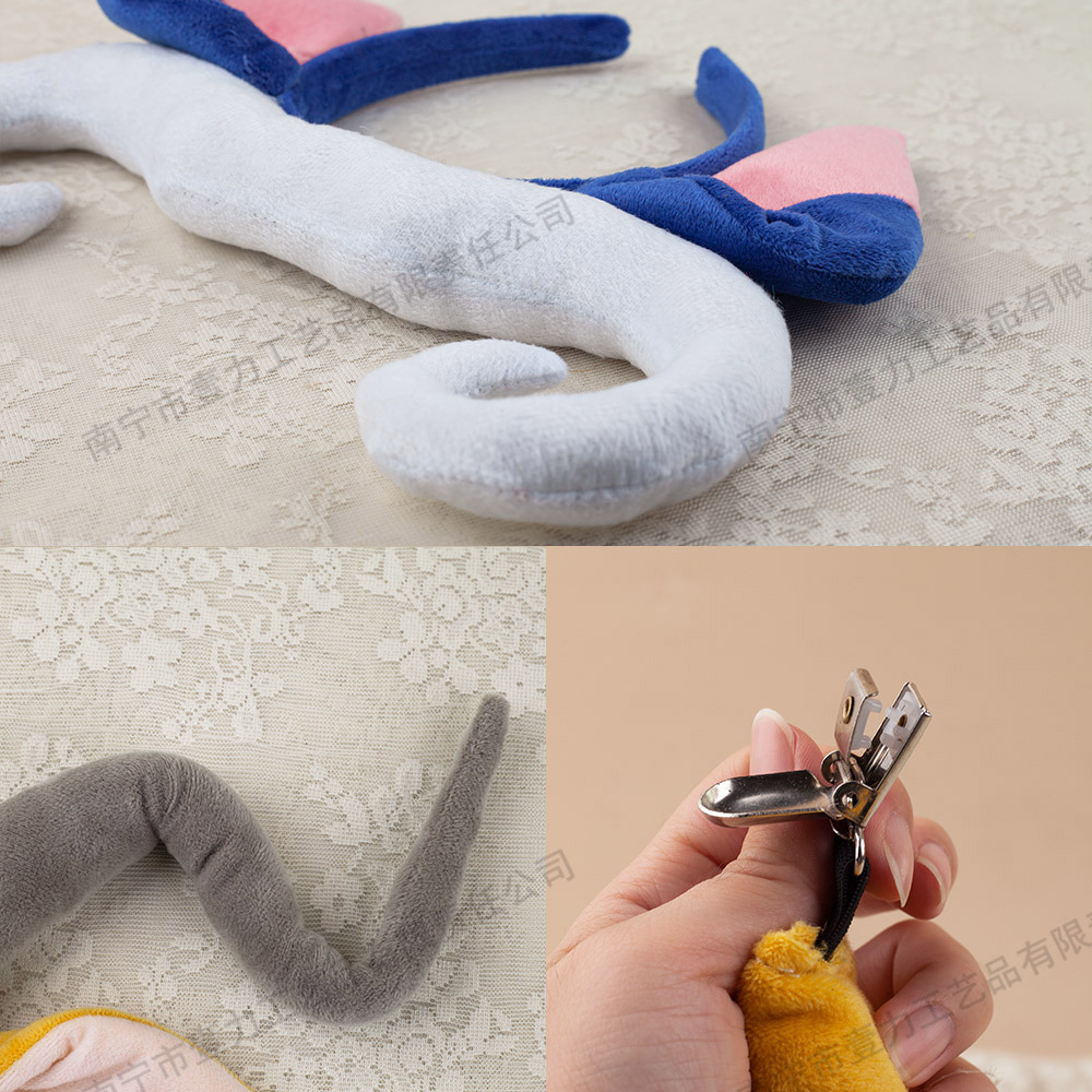 Fuente transfronteriza de niños antílope cuerno orejas bandas de cabello maquillaje baile espectáculo tocado de cuerno de toro lindo animal bandas de cabeza